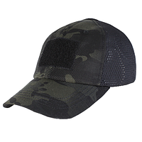 Тактическая бейсболка летняя Condor Mesh Tactical Cap TCM Crye Precision MULTICAM Black