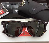 Жіночі сонцезахисні окуляри в стилі RAY BAN Wayfarer 2140-902 LUX, фото 4