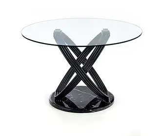 Стіл Optico Halmar круглий,прозорий