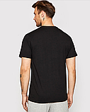 Футболка Fila чоловіча жіноча підліткова з логотипом Філа, Чорна чоловіча футболка Філа бавовна трикотаж, фото 2