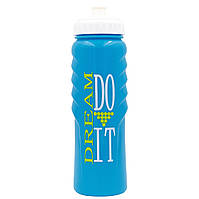Бутылка (фляга) для воды спортивная 750мл MOTIVATION FI-5959 Голубой