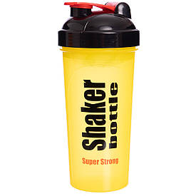 Шейкер пляшка для води з сіточкою 700 мл FI-4444, Жовтий