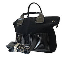Замшевая женская сумка VEZZE 8099 Black
