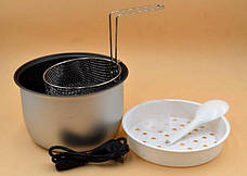 Мультиварка Domotec MS 7723 5 літрів 11 програм з фритюрницею 900W, фото 4