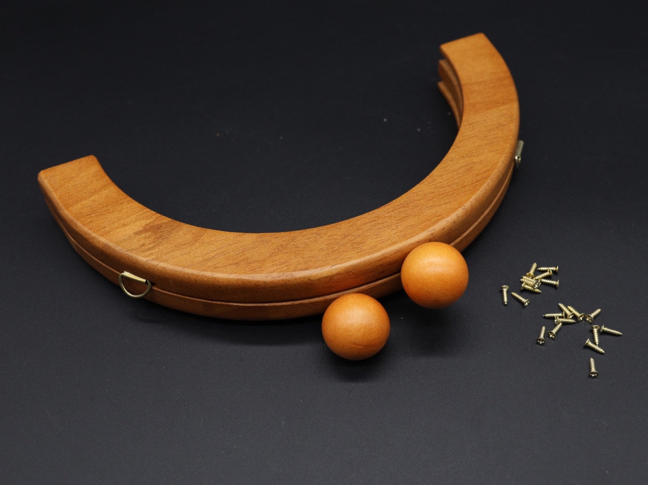 Фермуар дерев'яний. Колір коричневий. 21см, фото 1