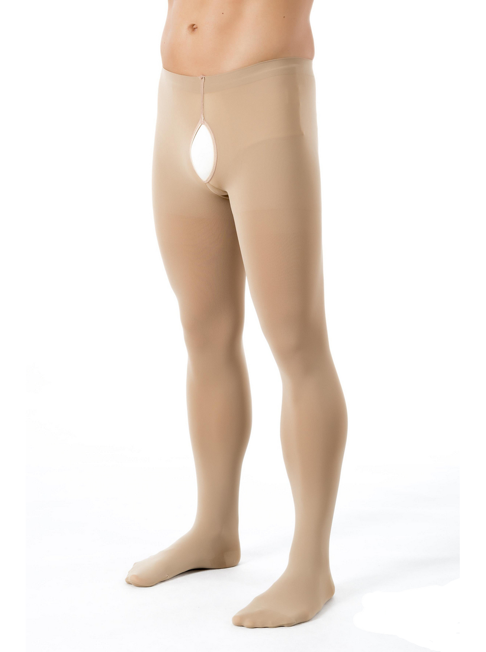 Колготи медичні 2 клас компресії, закриті, чоловічі (Бежові) - Pani Teresa 0410, фото 1