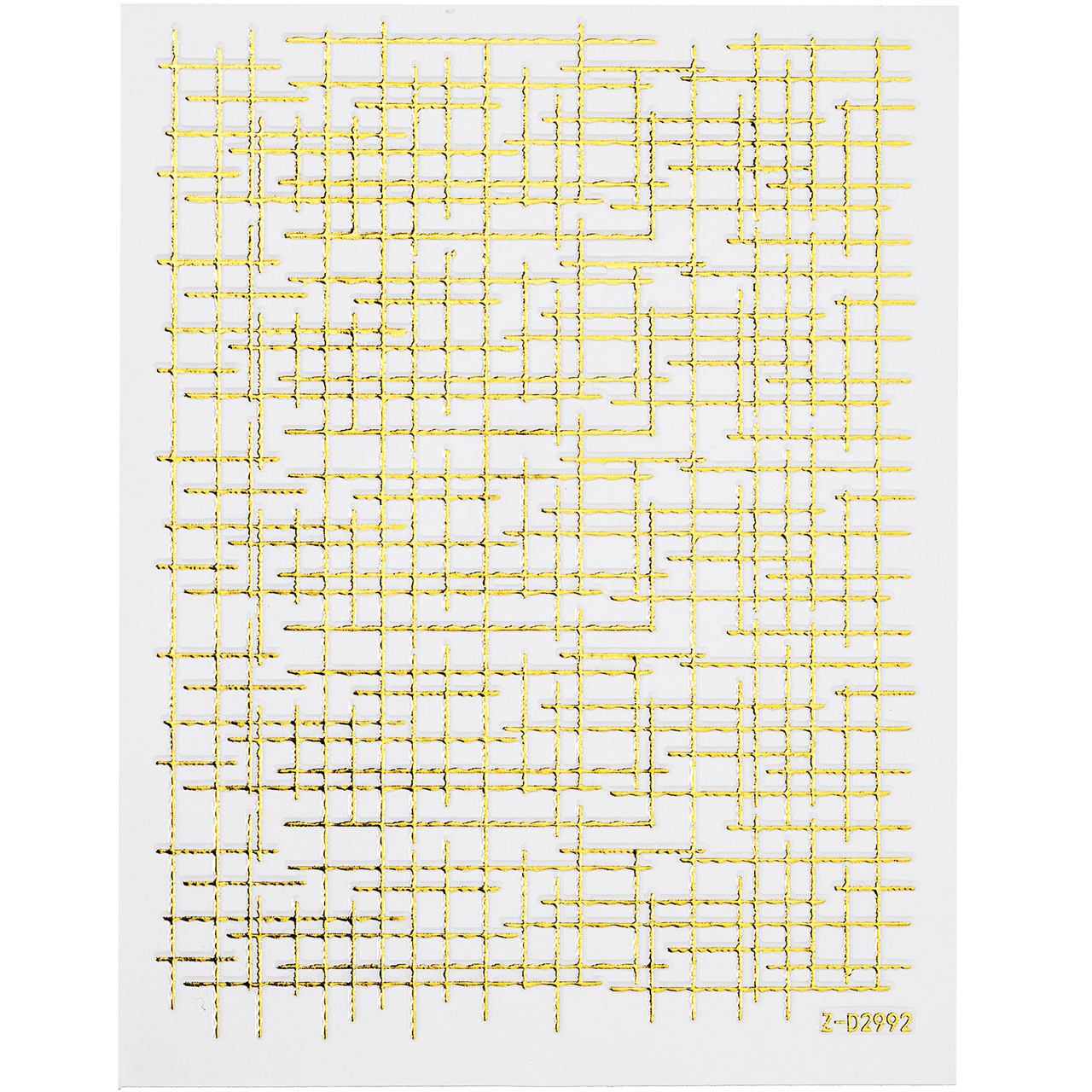 Гнучка стрічка для декору Z-D2992, золото