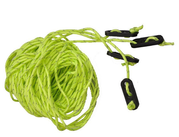 Світловідбиваючий шнур (відтяжка) Naturehike 4 шт х 4 м NH15A001-G Green
