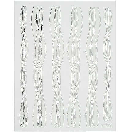 Гнучка стрічка для декору Z-D2988, срібло, фото 1