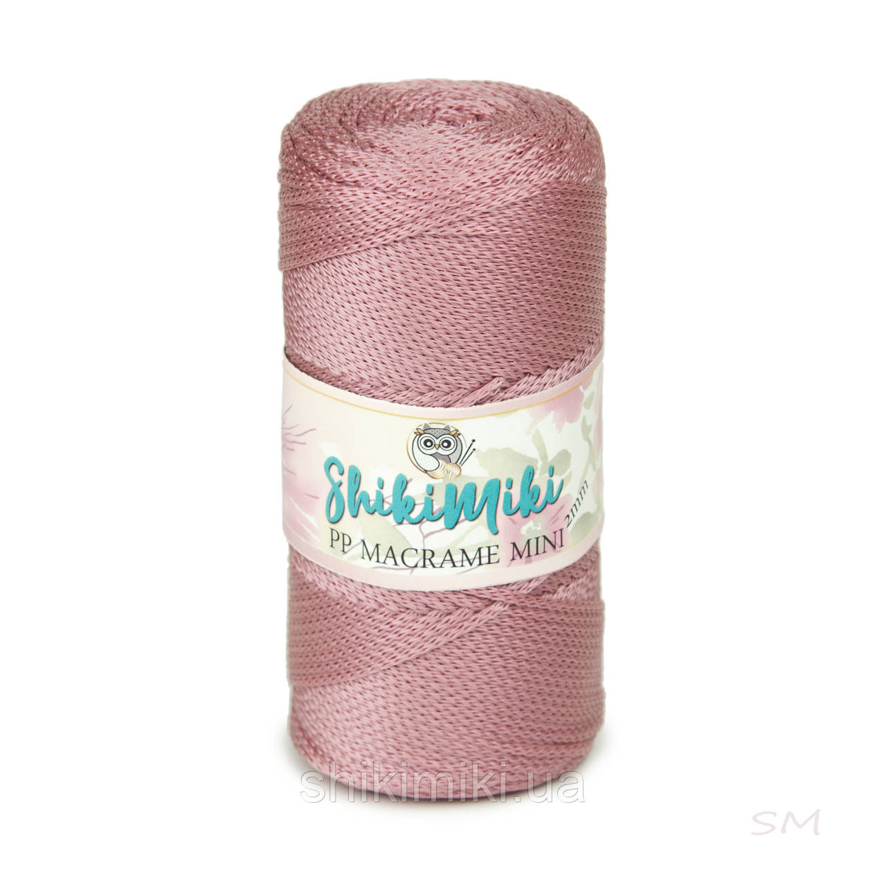 Трикотажний шнур поліпропіленовий PP Macrame Mini, колір Чайна троянда