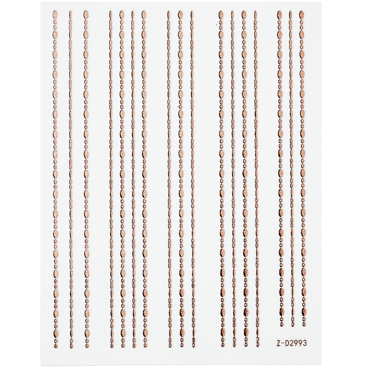 Гнучка стрічка для декору Z-D2993, бронза