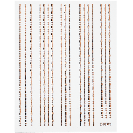 Гнучка стрічка для декору Z-D2993, бронза, фото 1