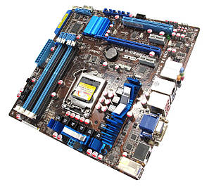 Материнська плата P7P55D (s1156, H55, PCI-Ex16, USB3.0), фото 1