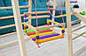 Дитячий майданчик ігровий дерев'яний (спортивний комплекс для дому та вулиці) 128х90х120 см, фото 8