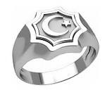 Кільце чоловіче срібне Всевишній Аллах, фото 3