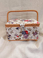 Шкатулка скринька органайзер для для рукоділля. Висота 17 см