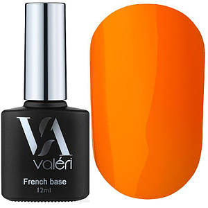 Valeri French base neon №037 (неоновый апельсин), 12 мл