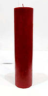 Свічка воскова червона, розмір 30*7 см