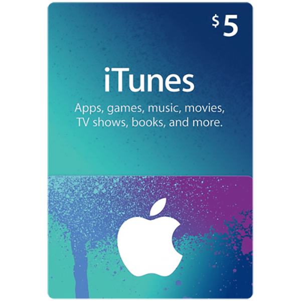 Мапа iTunes Gift Card 5$ (USA)