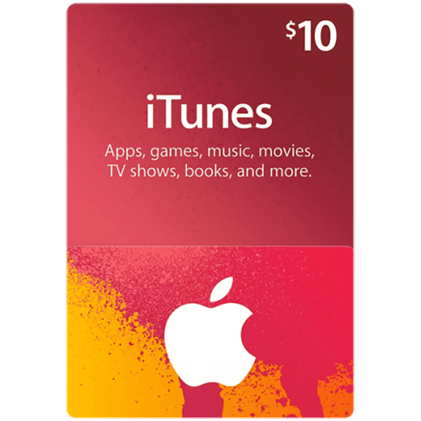 Мапа iTunes Gift Card 10$ (USA)