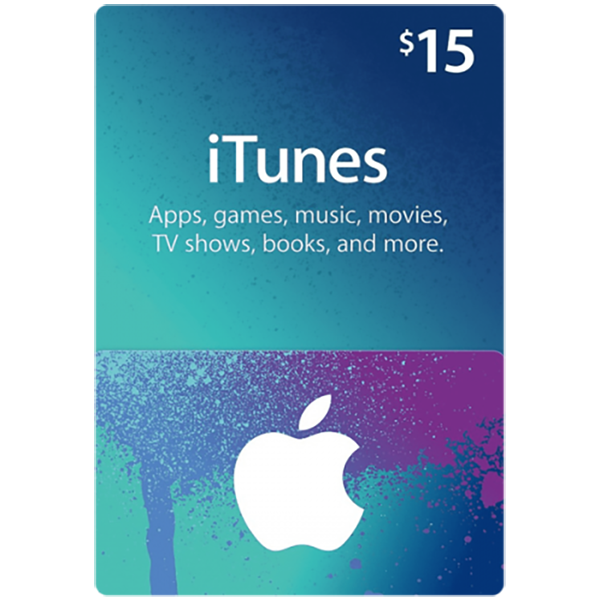 Мапа iTunes Gift Card 15$ (USA)