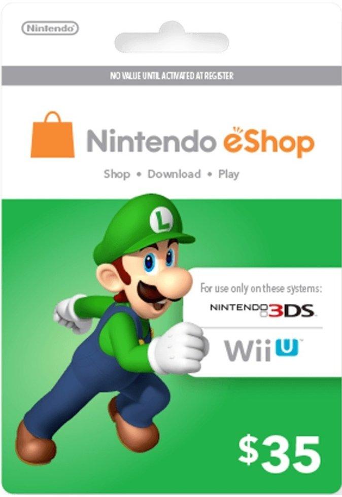Картка поповнення Nintendo eShop Card $35 (USA)