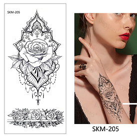 Флеш тату, 19*9 см, Тимчасова, Перекладна. Тату на кисть, на руку