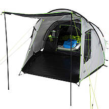 Палатка кемпінгові чотиримісна High Peak Sorrent 4.0 Nimbus Grey (10256), фото 4