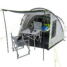 Палатка кемпінгові чотиримісна High Peak Sorrent 4.0 Nimbus Grey (10256), фото 5