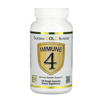 Комплекс вітамінів і мінералів для імунітету California Gold Nutrition Immune 4 (180 veg caps)