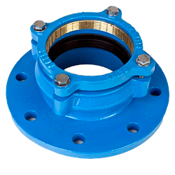 Адаптер фланцевий для ПВХ і ПЕ труб IGE FACILE-R Ду 50 (Польща)