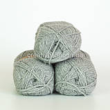 Пряжа Drops Nord Mix (колір 04 light grey), фото 2