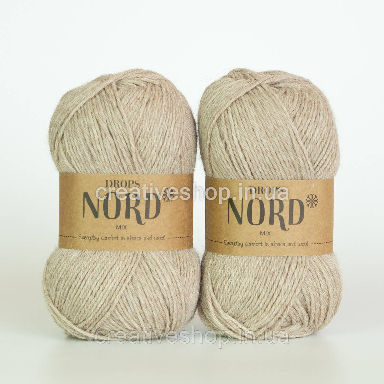 Пряжа Drops Nord Mix (колір 07 light beige)