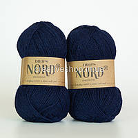 Пряжа Drops Nord (колір 15 navy blue)