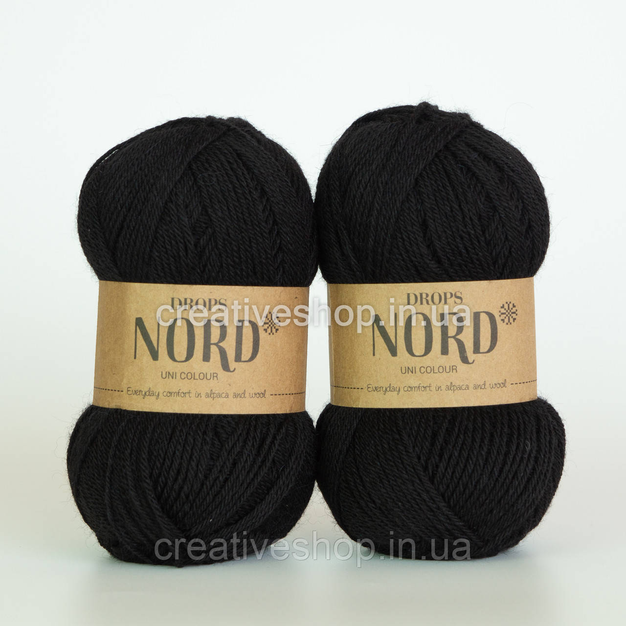 Пряжа Drops Nord (колір 02 black)