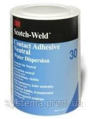 3M™ Scotch-Weld™ 30 - Контактний адгезив (клей) на водно-дисперсійної основі, білий/прозорий, 1 кг, фото 3