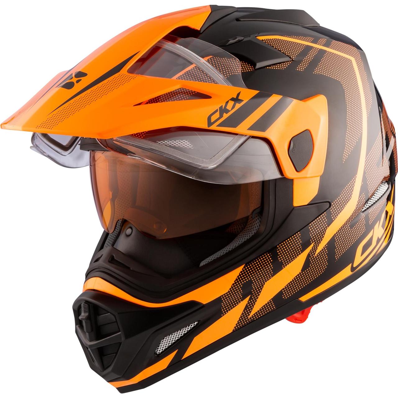 Шлем с подогревом  CKX orange / black quest rsv moosek