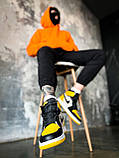 Nike Air Jordan 1 "Yellow/Black", фото 3