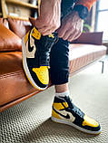 Nike Air Jordan 1 "Yellow/Black", фото 11