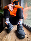 Nike Air Force 07 Anthracite Black/Red", фото 6