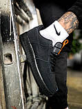 Nike Air Force 07 Anthracite Black/Red", фото 9
