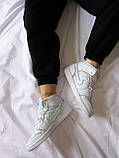Nike Jordan 1 Mid "White/Black", фото 9