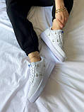 Nike Air Force 1 07 LX Chrome Swooshes "White", фото 7