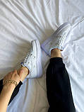 Nike Air Force 1 07 LX Chrome Swooshes "White", фото 10