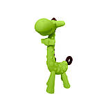 Lb Прорізувач силіконовий CUMENSS Giraffe Green для зубів немовлят масажер ясен, фото 2