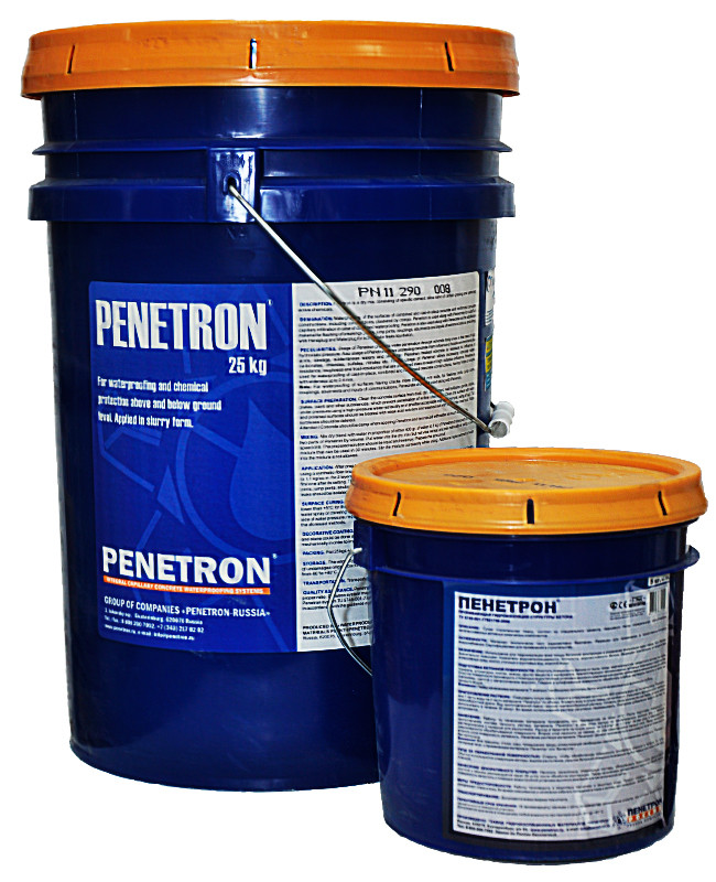 ПЕНЕТРОН (PENETRON) - гідроізоляційний матеріал проникаючої дії