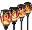 Комплект садових світильників Факел 4шт🔥 [Flame Light] з імітацією вогню 96LED🔥72cm🔥 IP65🔥10 годин, фото 10