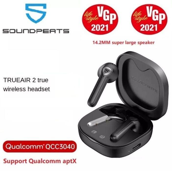 Бездротові навушники TWS SoundPEATS True Air 2, Qualcomm QCC3040, ATPX