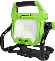 Акумуляторний переносний світильник Greenworks 24V (також від мережі) 2000-Lumen LED, WL24B00 без АКБ та ЗП