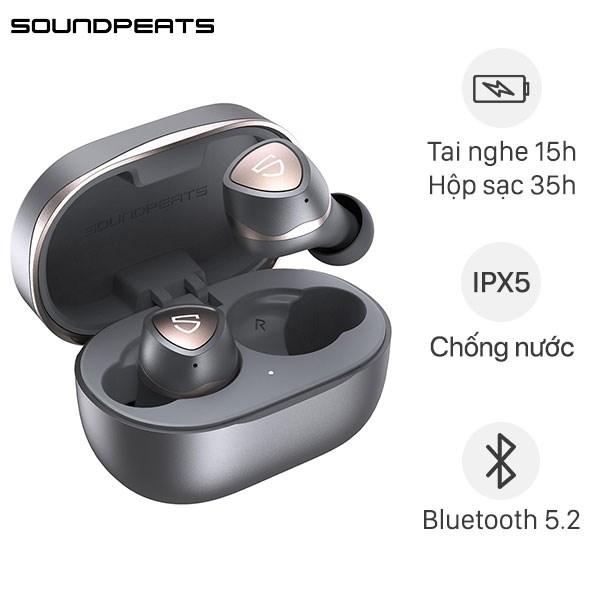 Повністю бездротові навушники TWS SoundPEATS Sonic Bluetooth 5.2, Aptx-adaptive